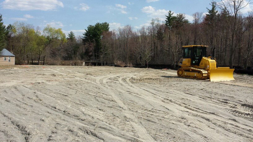 Site preparation at Salmon Run - mostly soil