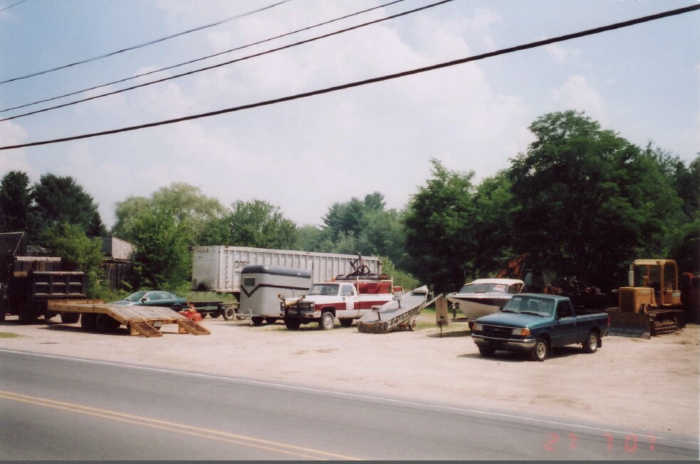Junk vehicles on property in 2008