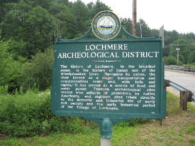 Lochmere Archeological District waymark