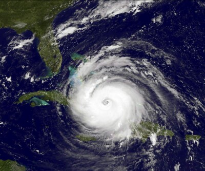 hurricane image from space